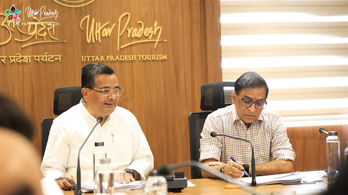Review meeting of Uttar Pradesh Tourism held